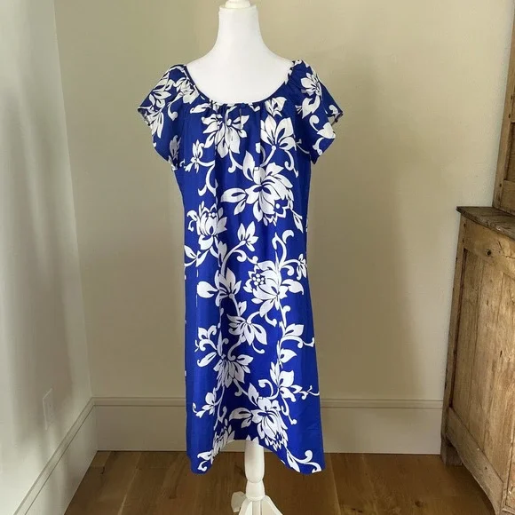 honolulu blue dress Leilani Dress / Hula Sapphire